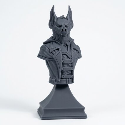 BUST Fildigree The Moist - Gray Resin 3D Printed Miniature