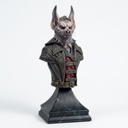 BUST Fildigree The Moist - Painted 3D Printed Miniature