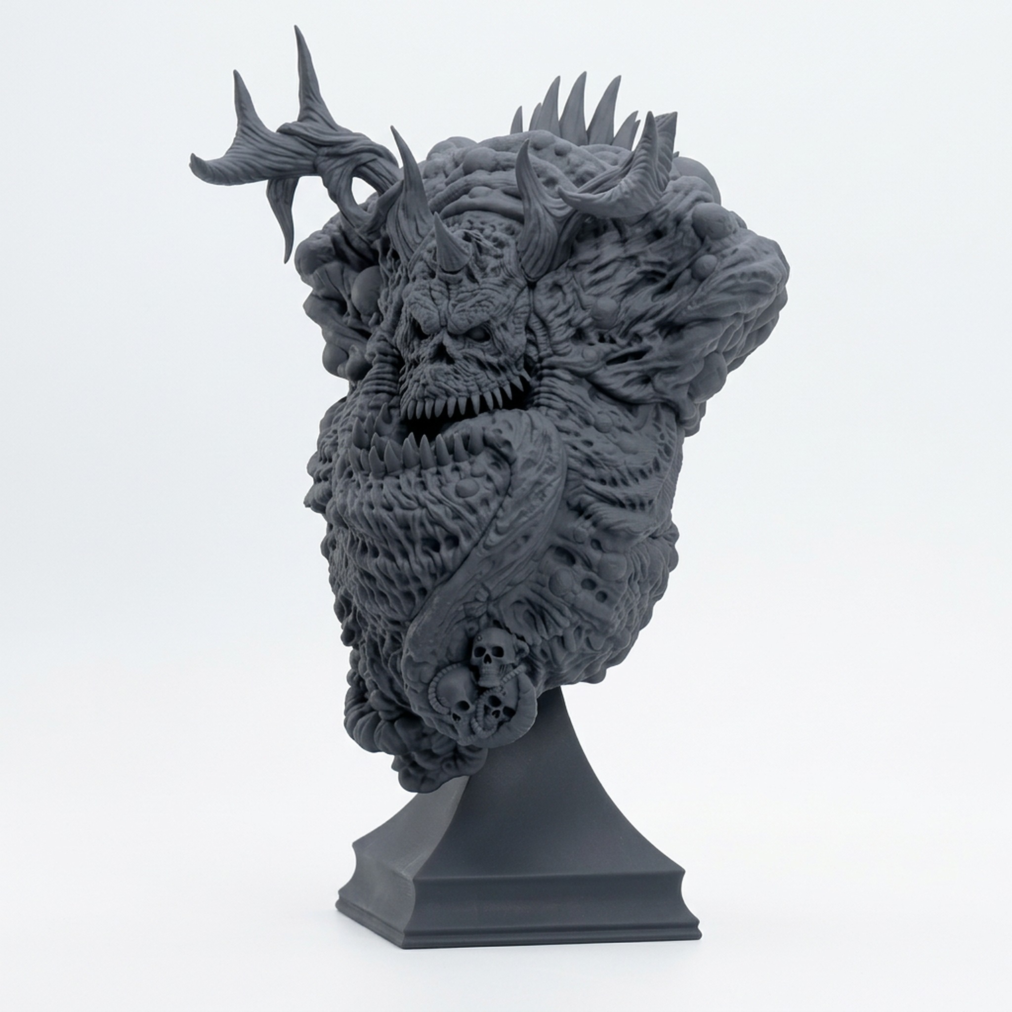 Herald of Plenty - Gray Resin 3D Printed Miniature