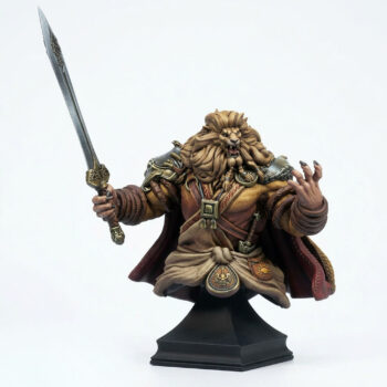 BUST Omari Voice of Thunder - Painted 3D Printed Miniature