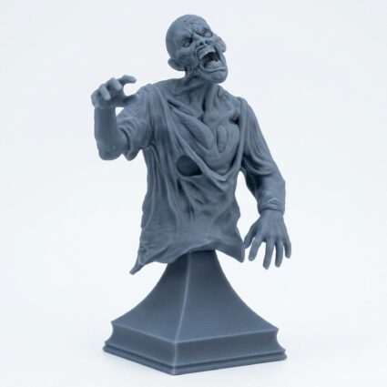 Restless Corpse F - Gray Resin 3D Printed Miniature