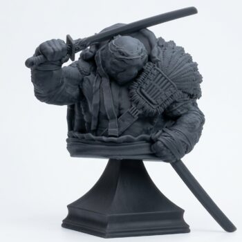Shell Shinobi A - Gray Resin 3D Printed Miniature
