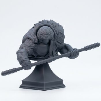Shell Shinobi B - Gray Resin 3D Printed Miniature
