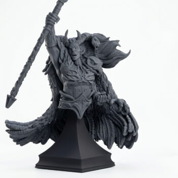 Sylvoth Glade Prince - Gray Resin 3D Printed Miniature