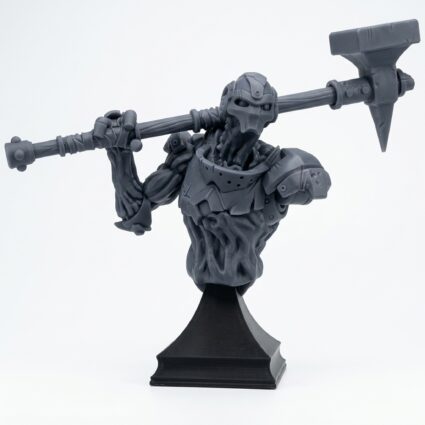 Unearthed Forgeborn - Gray Resin 3D Printed Miniature