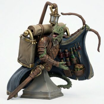 Vengux Kobold Merchant - Painted 3D Printed Miniature