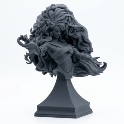 Witch-Queen Sulephesh - Gray Resin 3D Printed Miniature