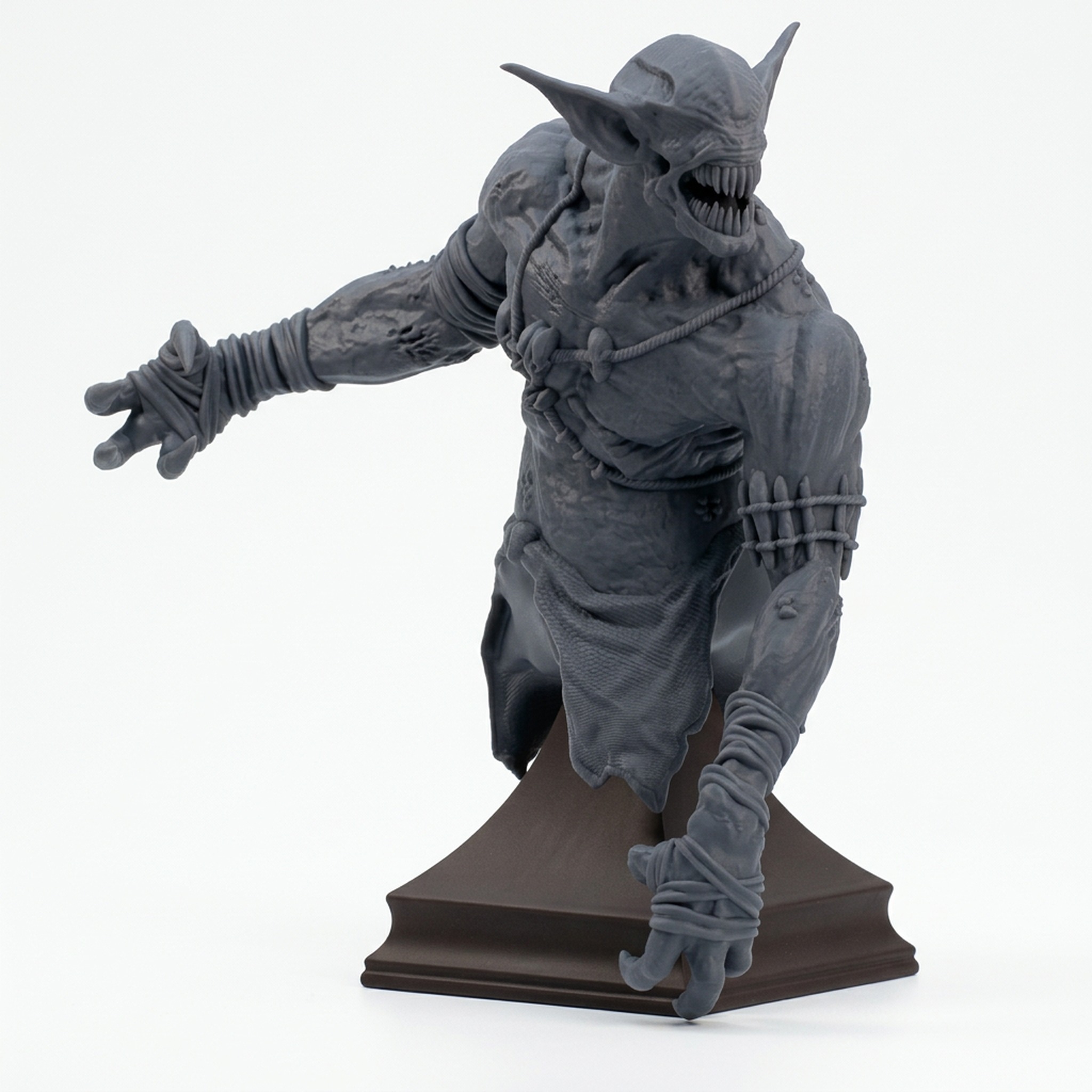 Woldling Wretch - Gray Resin 3D Printed Miniature