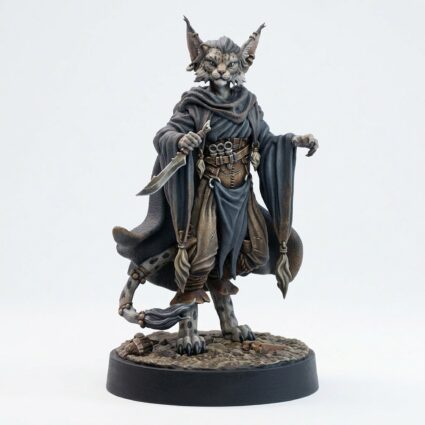 Carracali Shadow Weaver A - Painted 3D Printed Miniature