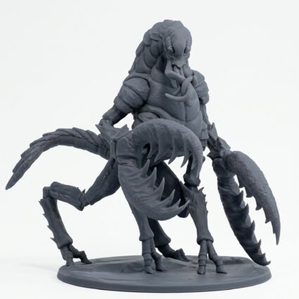 Chuul C - Gray Resin 3D Printed Miniature