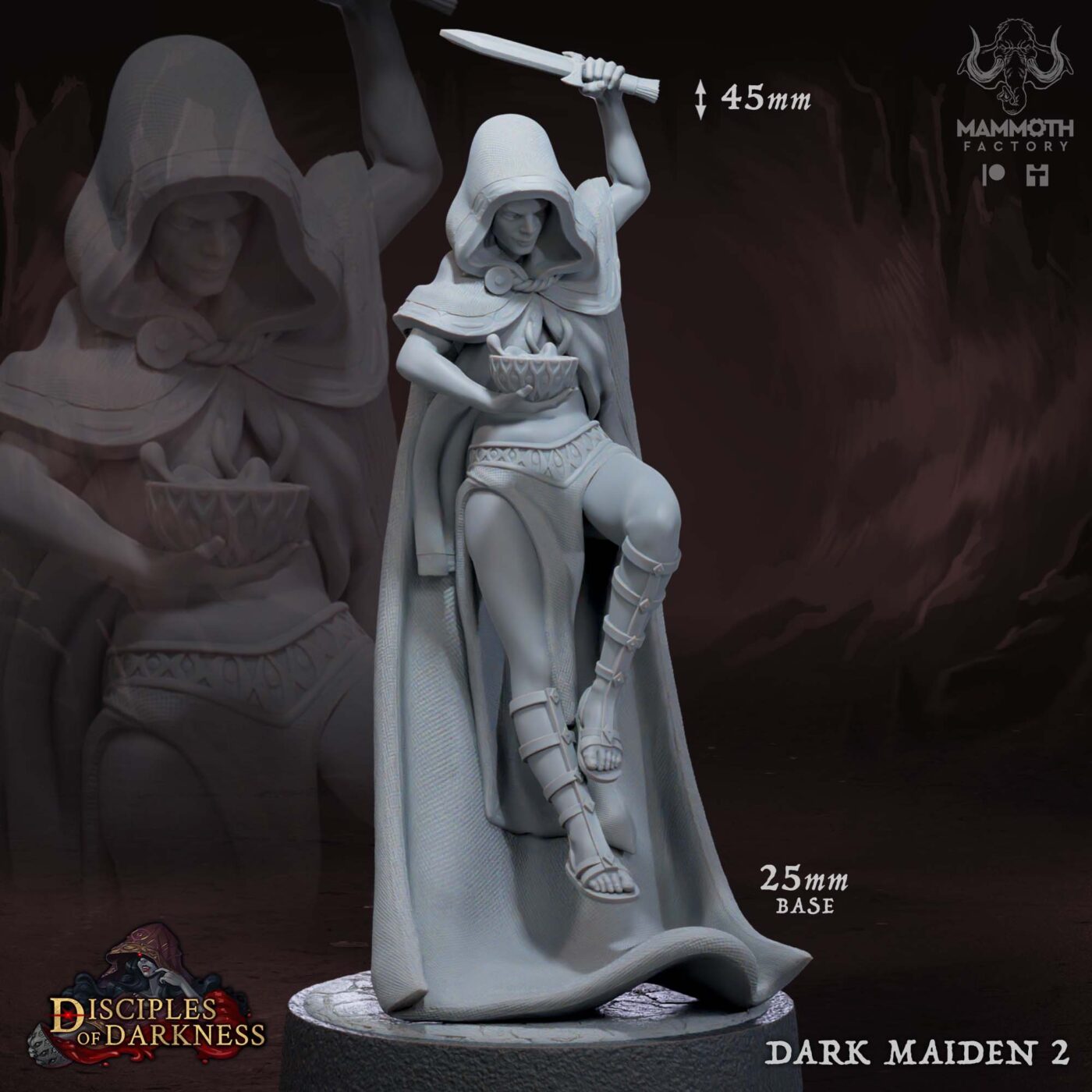 Dark Maiden B Miniature