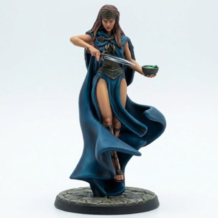 Dark Maiden E - Painted 3D Printed Miniature