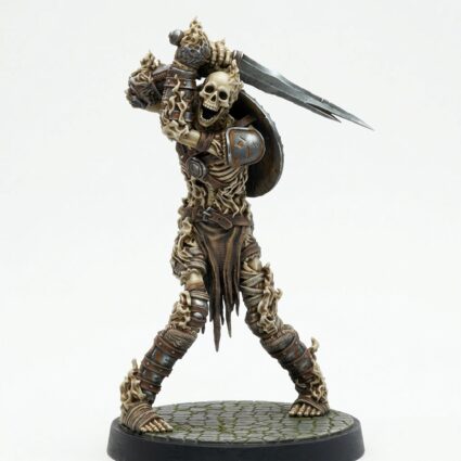 Death Bound Thrall 2 Fire - Painted 3D Printed Miniature