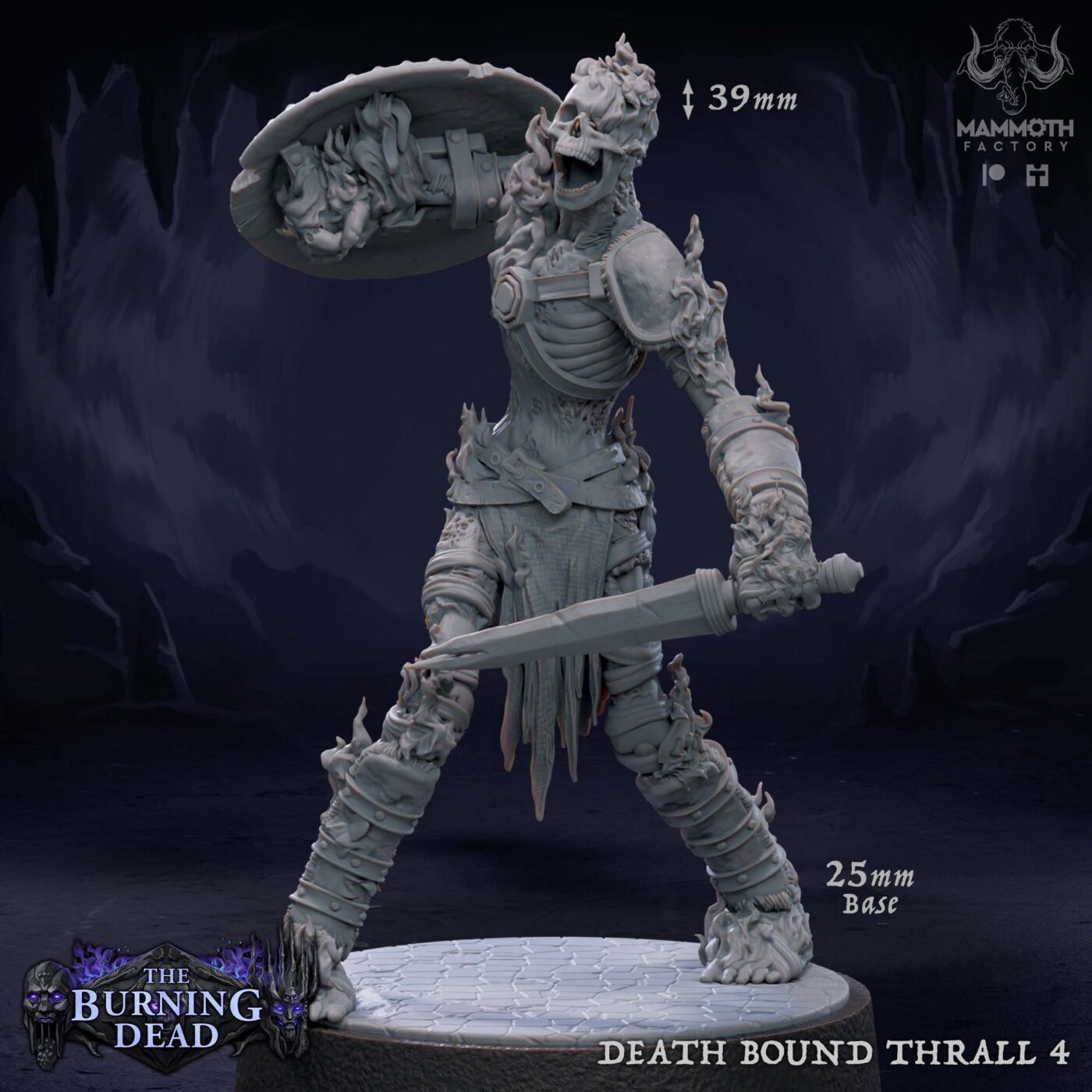 Death Bound Thrall D Miniature