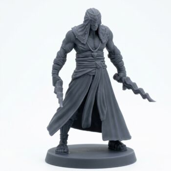 Death Cult Disciple A - Gray Resin 3D Printed Miniature