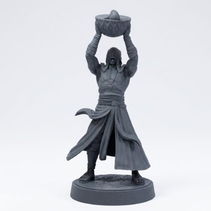 Death Cult Disciple 7 Bannerman - Gray Resin 3D Printed Miniature