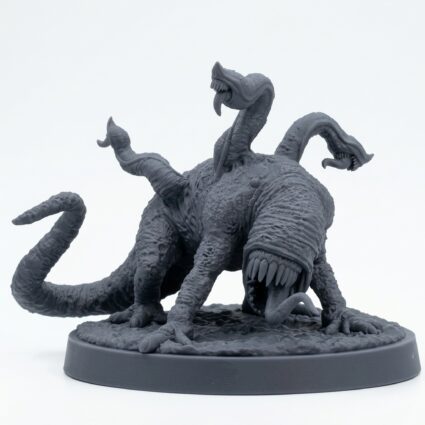 Devourer Beast A - Gray Resin 3D Printed Miniature