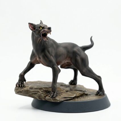 Dog - Painted 3D Printed Miniature