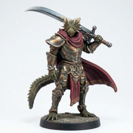 Drakkari Crusader A - Painted 3D Printed Miniature