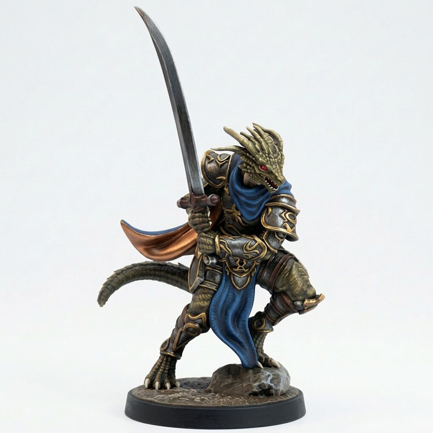 Drakkari Crusader E - Painted 3D Printed Miniature