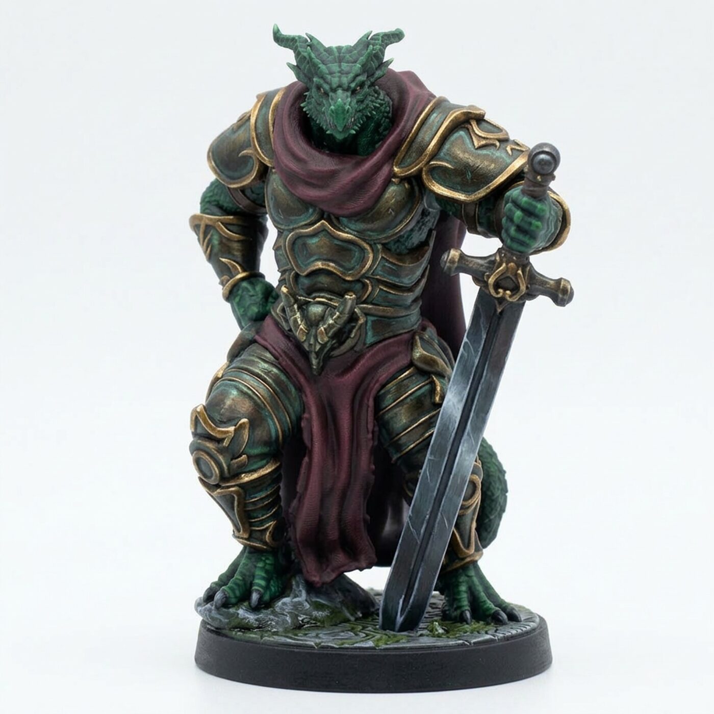 Drakkari Crusader Leader - Painted 3D Printed Miniature