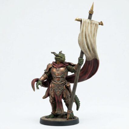 Drakkari Flameblade 7 Bannerman - Painted 3D Printed Miniature