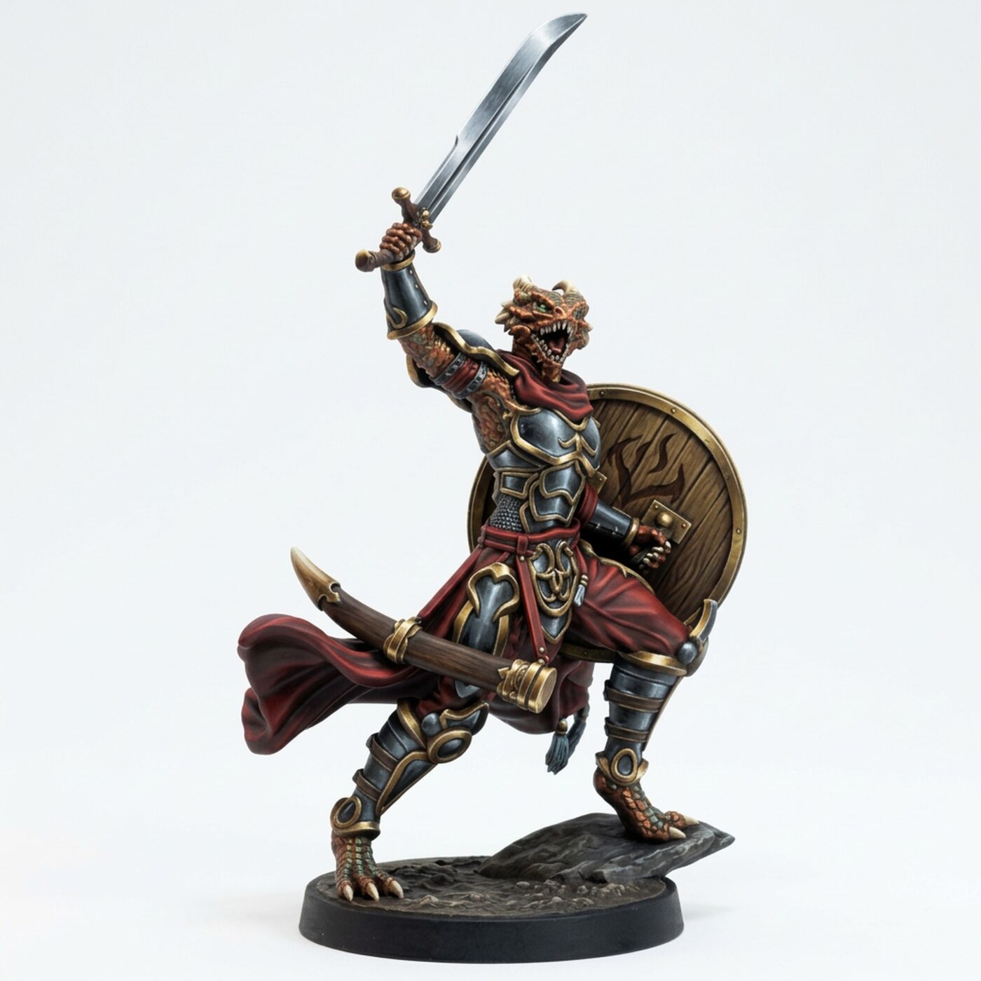 Drakkari Flameblade Leader - Painted 3D Printed Miniature