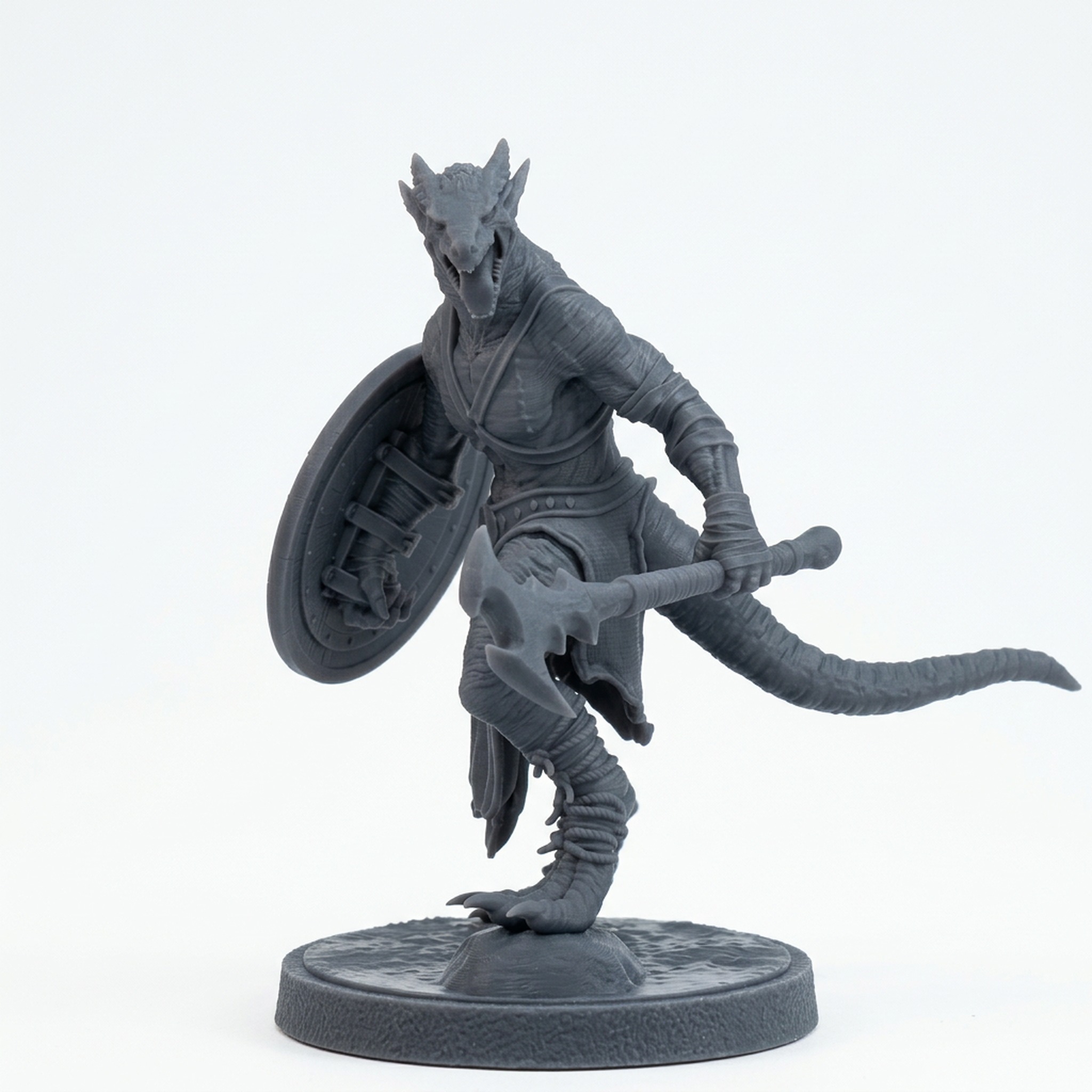 Drakkling Scout D - Gray Resin 3D Printed Miniature