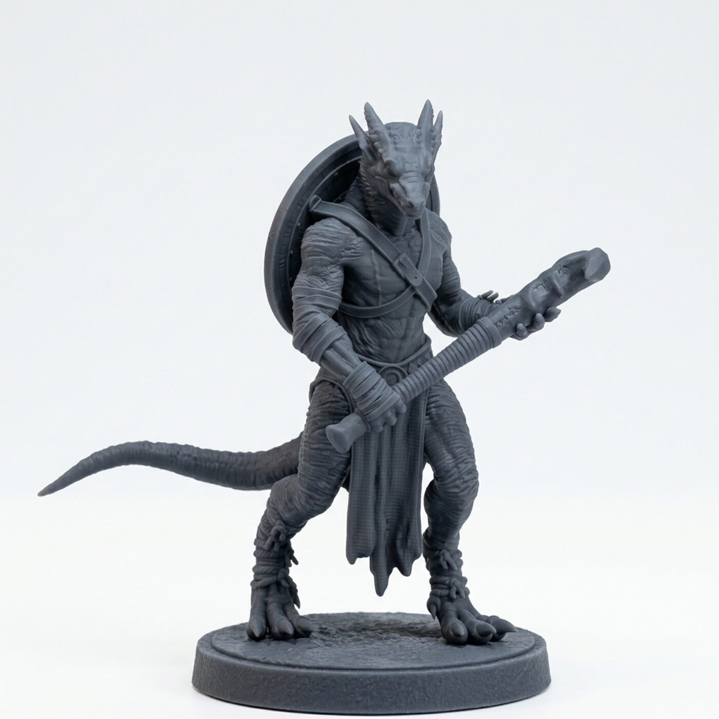 Drakkling Scout E - Gray Resin 3D Printed Miniature