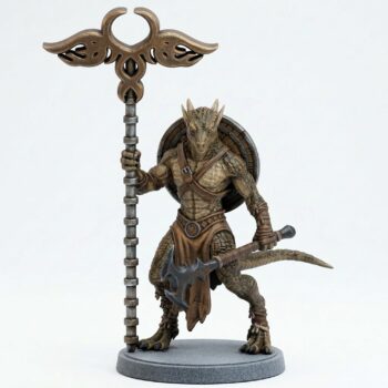 Drakkling Scout 7 Bannerman - Painted 3D Printed Miniature