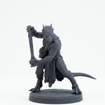 Drakkling Slinger B - Gray Resin 3D Printed Miniature