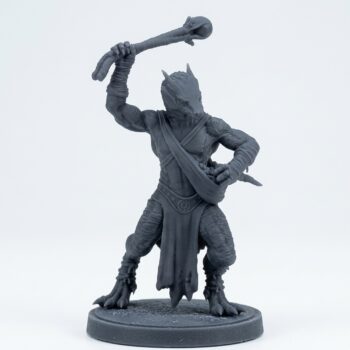 Drakkling Slinger - Gray Resin 3D Printed Miniature