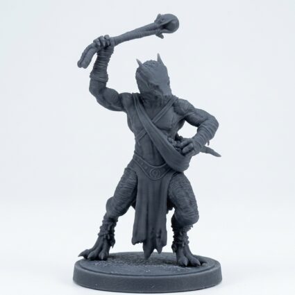 Drakkling Slinger - Gray Resin 3D Printed Miniature