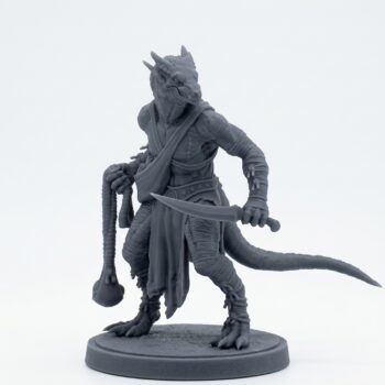 Drakkling Slinger E - Gray Resin 3D Printed Miniature