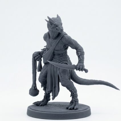 Drakkling Slinger E - Gray Resin 3D Printed Miniature