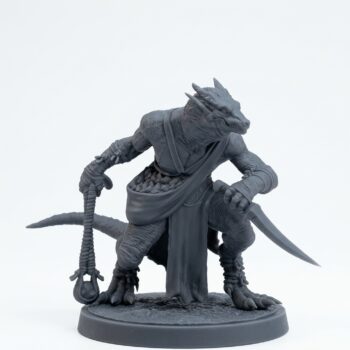 Drakkling Slinger F - Gray Resin 3D Printed Miniature