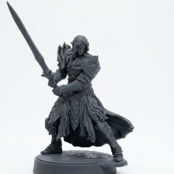 Vaethandri Blademaster G - Gray Resin 3D Printed Miniature