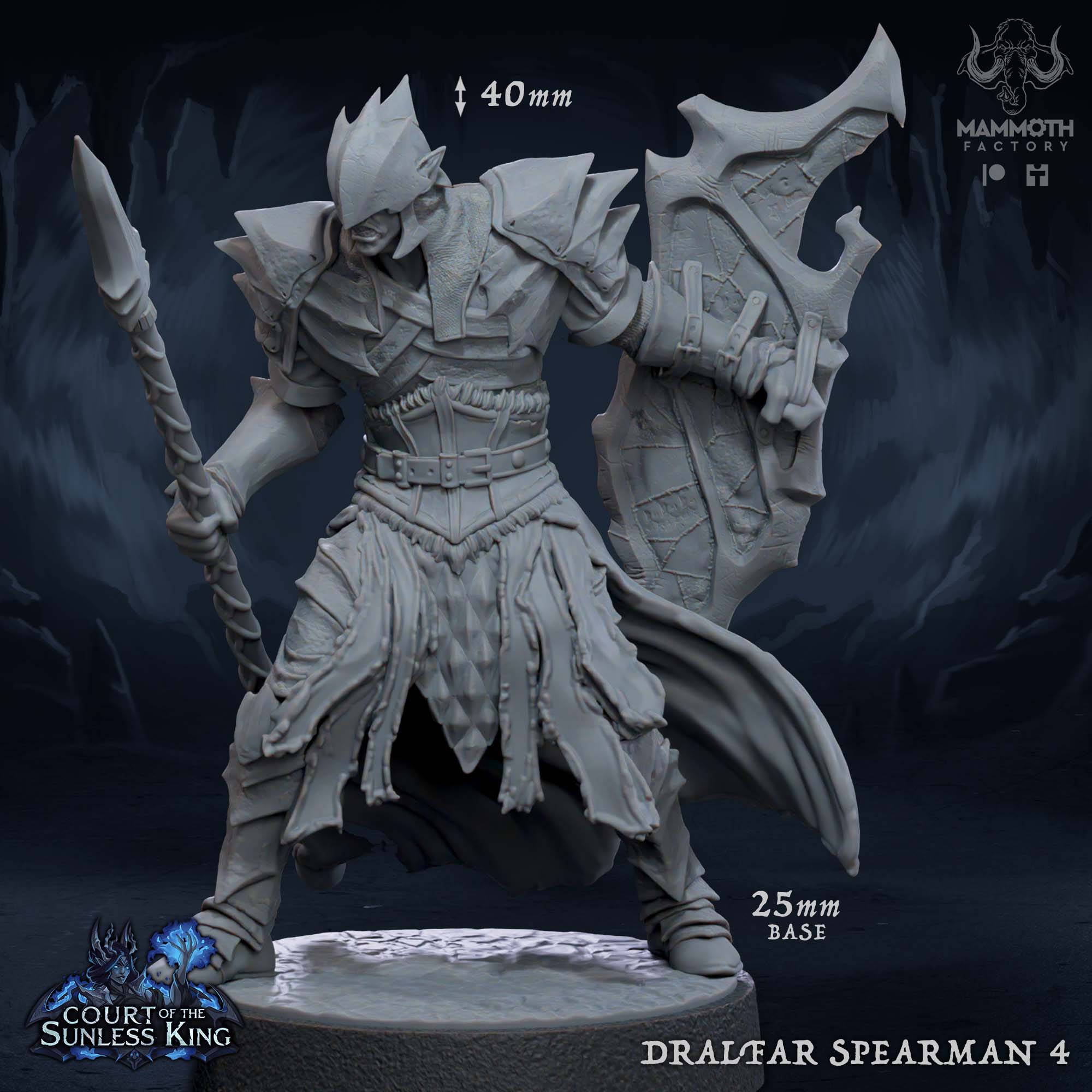 Dralfar Spearman D Miniature