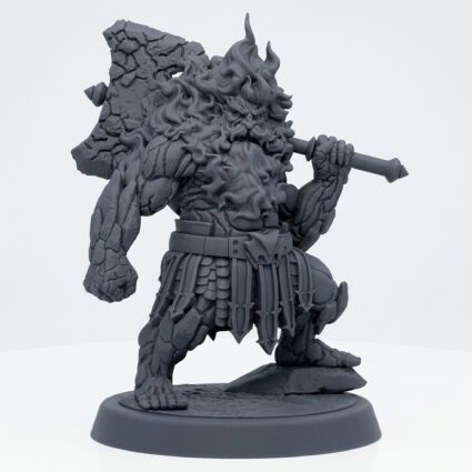 Elder Foebreaker A - Gray Resin 3D Printed Miniature