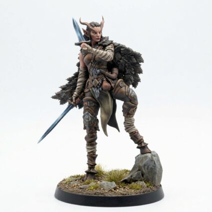 Wild Hunt Elf Warrior 3 Miniature