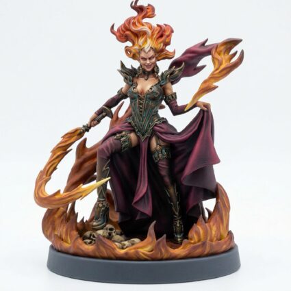 Ella Of Cinders - Painted 3D Printed Miniature