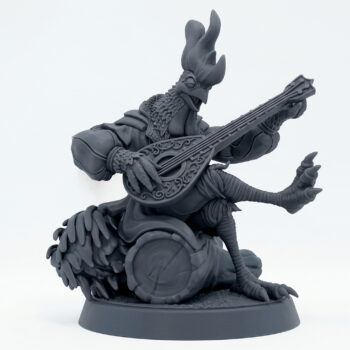 Evan A Vale - Gray Resin 3D Printed Miniature