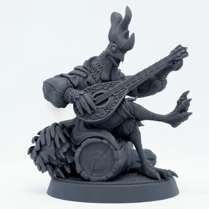 Evan A Vale - Gray Resin 3D Printed Miniature