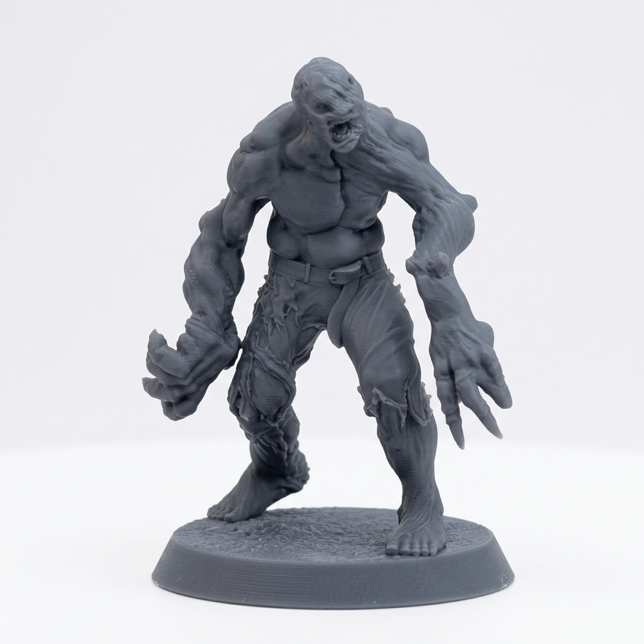 Fell Wanderer A - Gray Resin 3D Printed Miniature