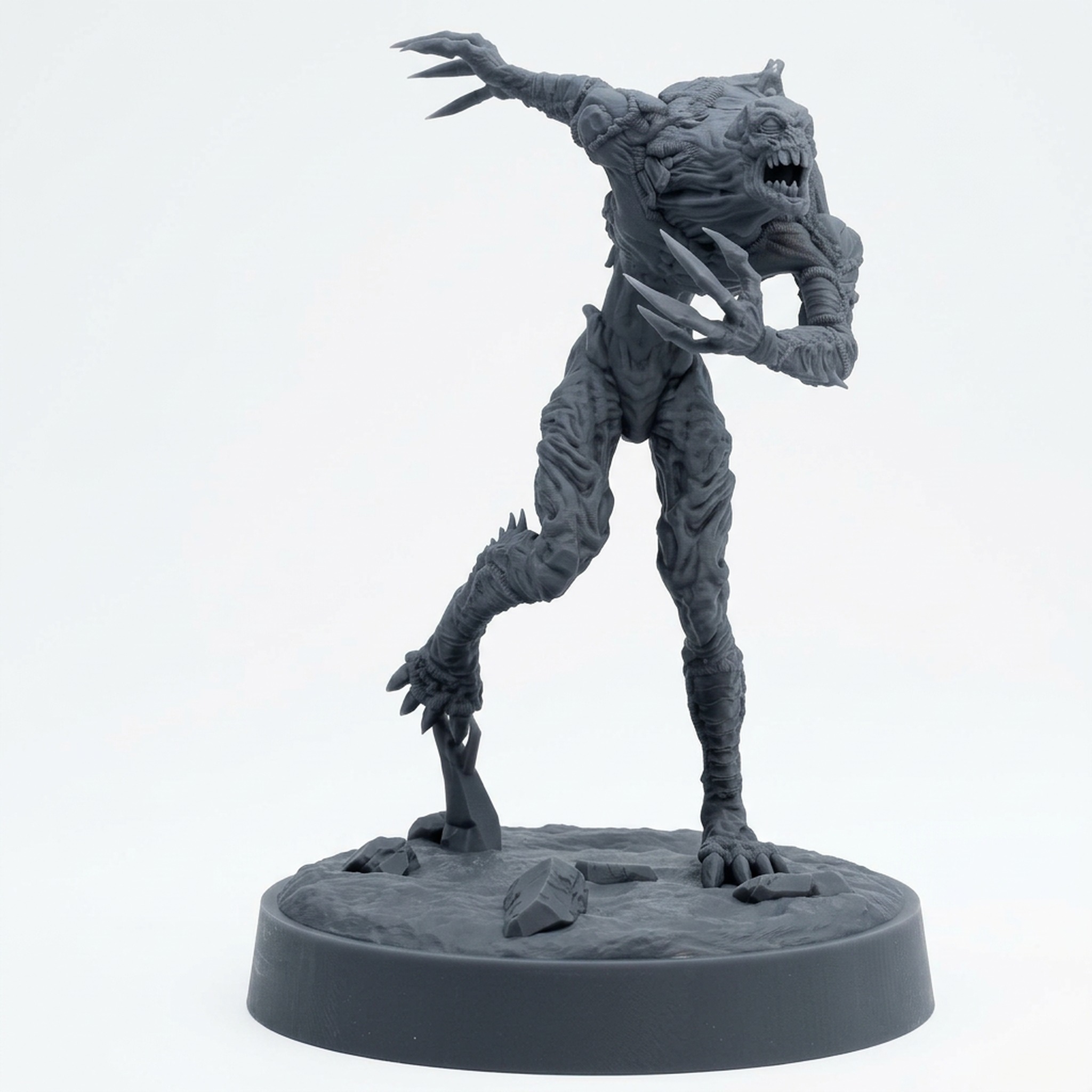 Ferrovex Drone C - Gray Resin 3D Printed Miniature