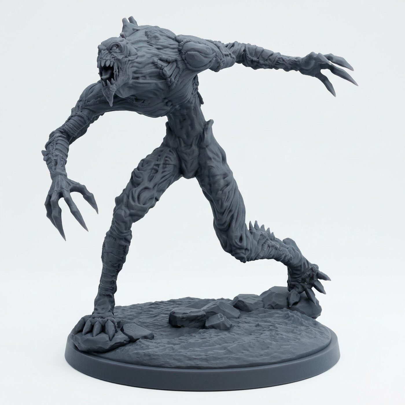 Ferrovex Drone D - Gray Resin 3D Printed Miniature
