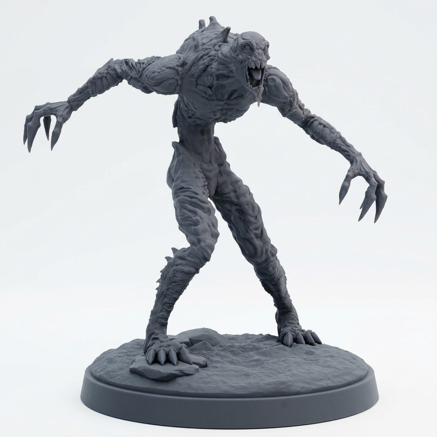 Ferrovex Drone E - Gray Resin 3D Printed Miniature