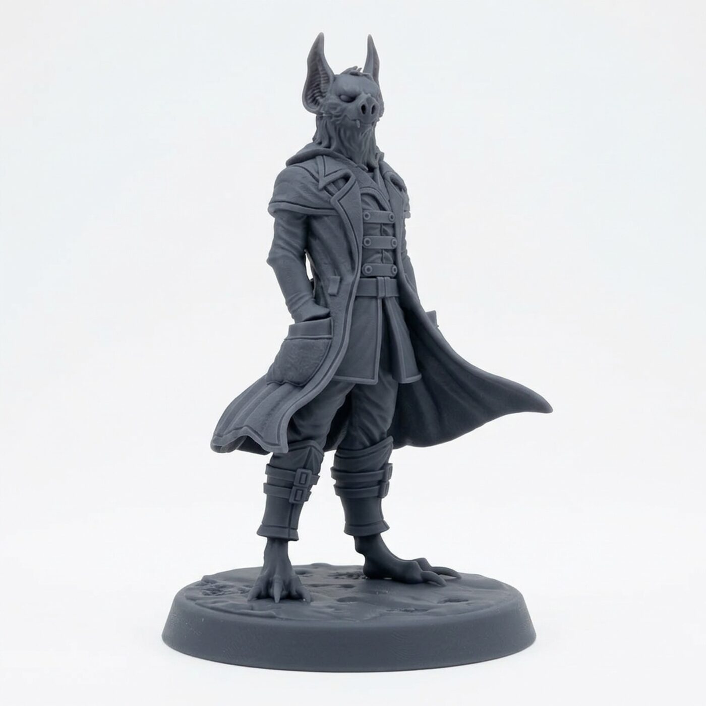 Fidigree The Moist - Gray Resin 3D Printed Miniature