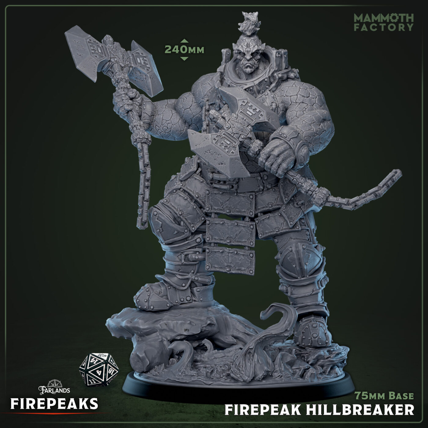Fire Giant Hillbreaker Miniature