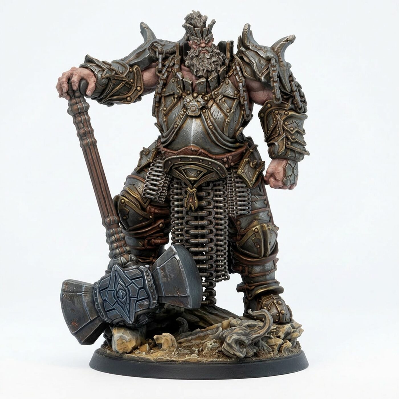 Fire Giant Volcano Lord - Painted 3D Printed Miniature